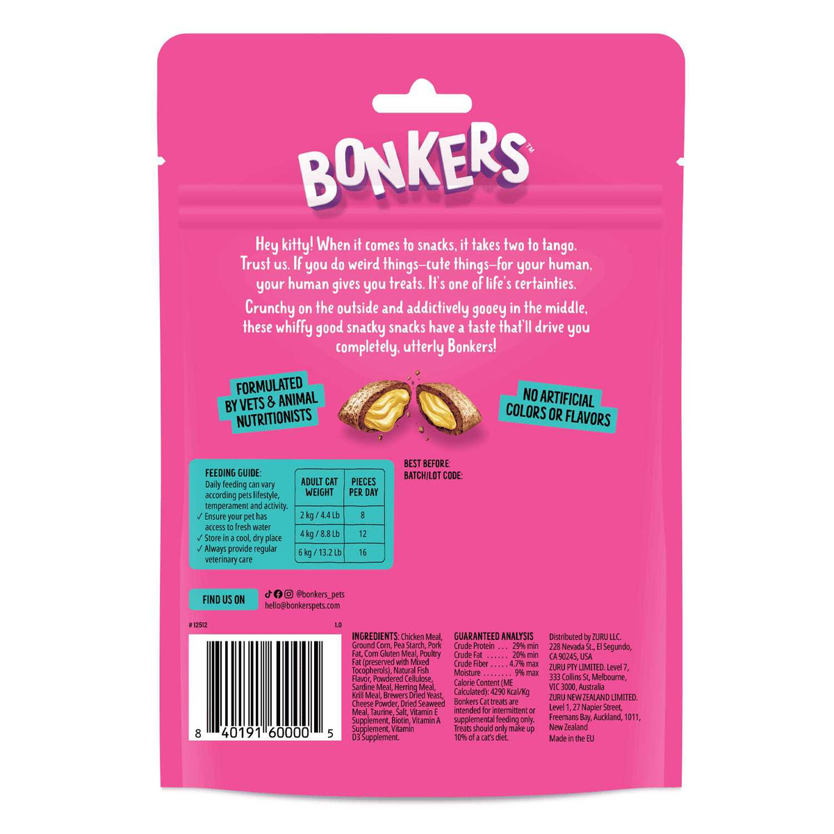 Crunchy Cat Treats F364309