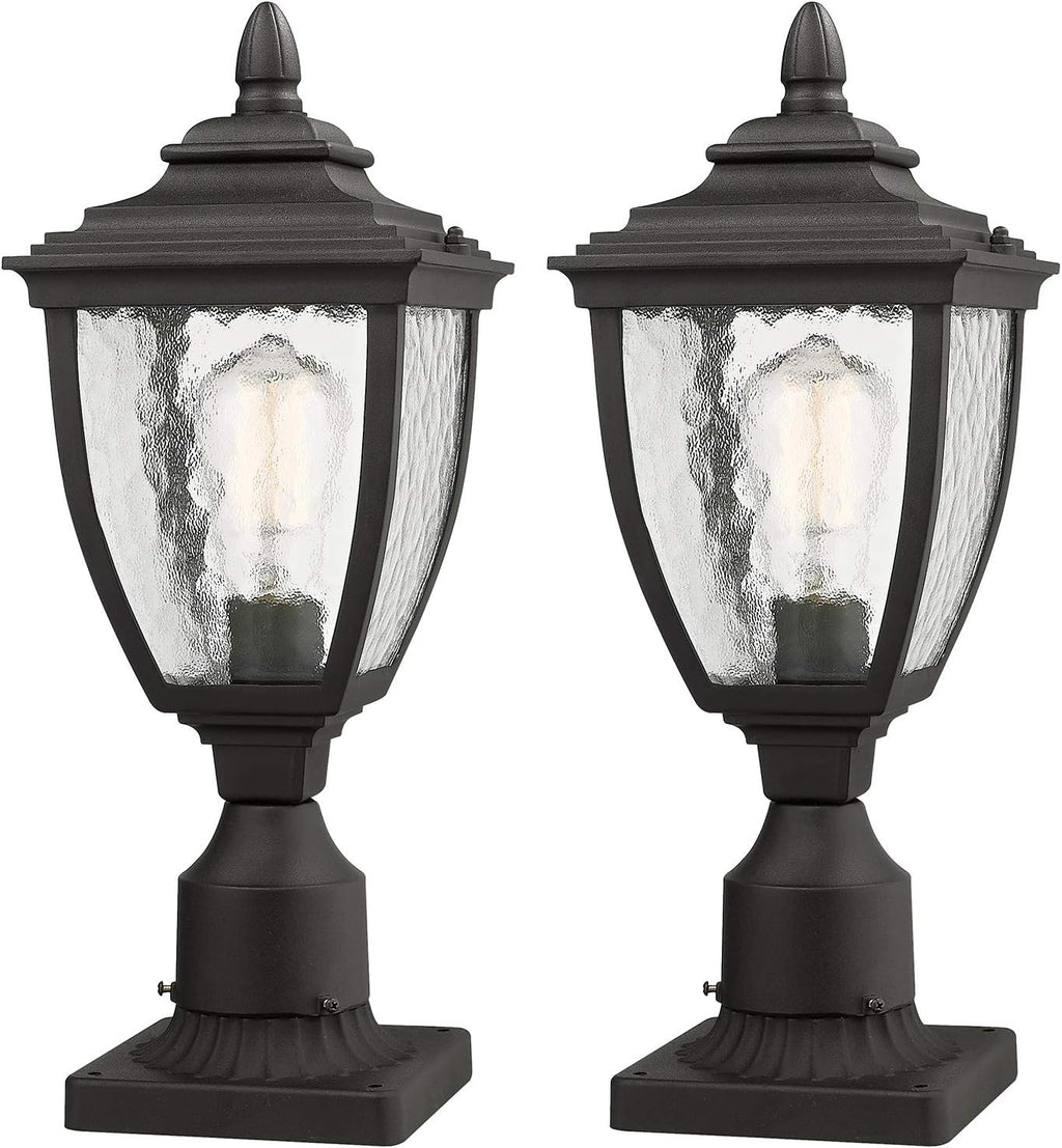 Sand Textured Black Die-cast Aluminum Outdoor Post Light A125