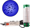 Blue Underwater LED Fishing Lights for Docks, 7500 Lumen with 30ft Cord, 3-Prong Plug C103654