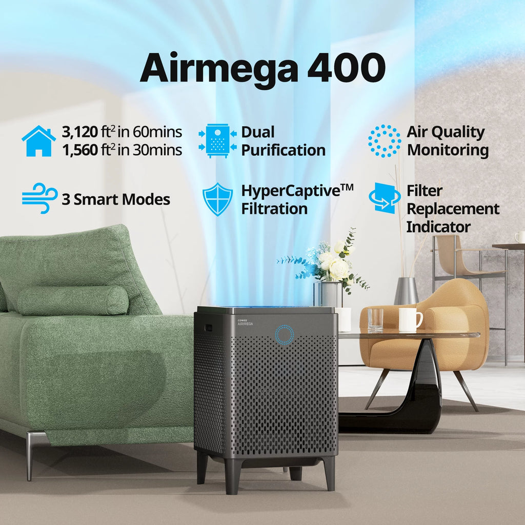 Graphite True HEPA Air Purifier with 1560 sq ft Coverage L9488