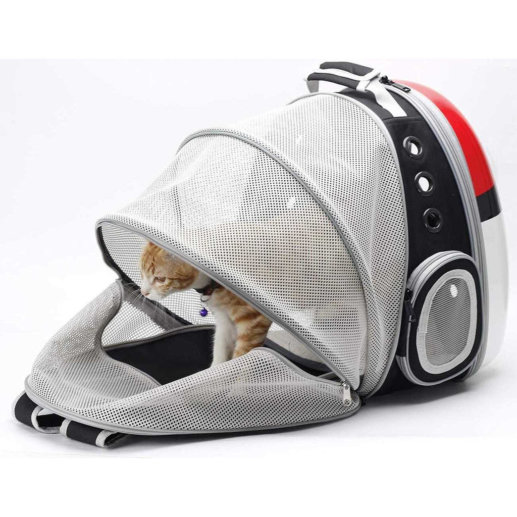 Expandable Cat Backpack Carrier with Bubble Window P69287