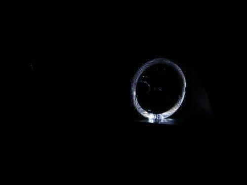 Black Halo Crystal Headlights for 2000-2001 Toyota Camry R626