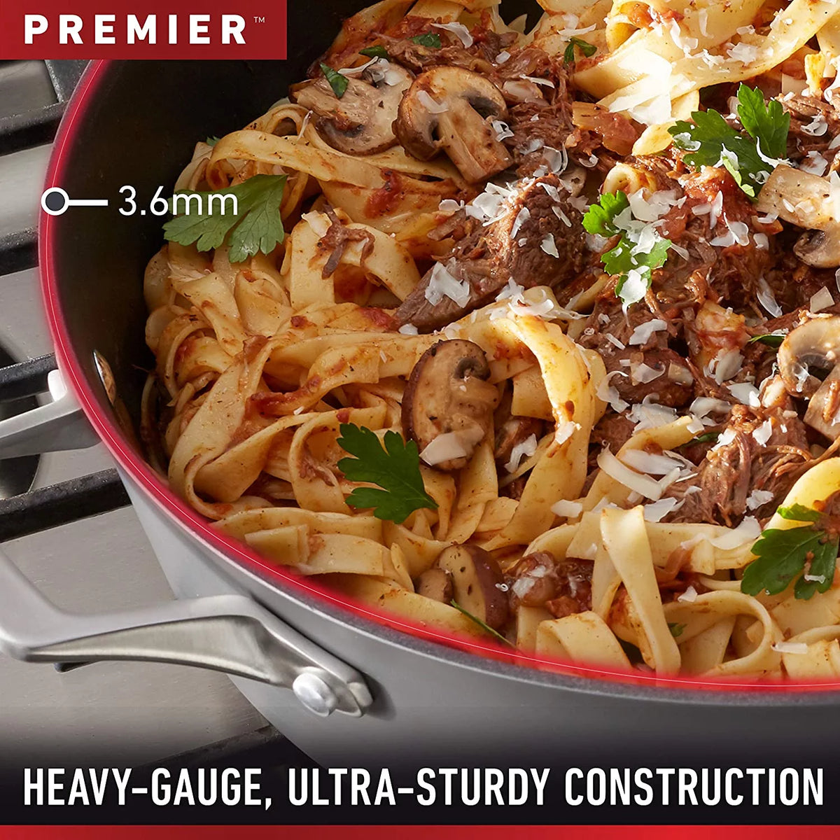 11-Piece Nonstick Cookware Set with Stay-Cool Handles D58455