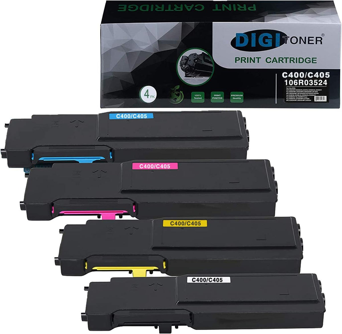 Remanufactured Toner Cartridge Replacement 4-Pack J6948