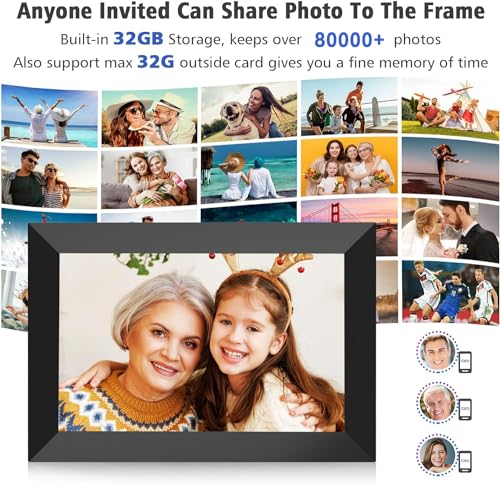 10.1 Inch WiFi Digital Picture Frame with 32GB Memory C4541