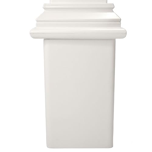 White Decorative Mounting Post Z532