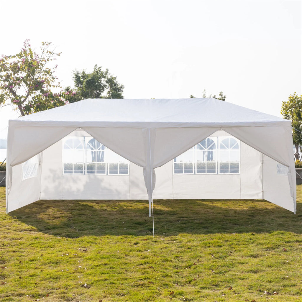 10'x20' Waterproof Outdoor Party Tent with 4 Removable Sidewall and 2 Door R66228