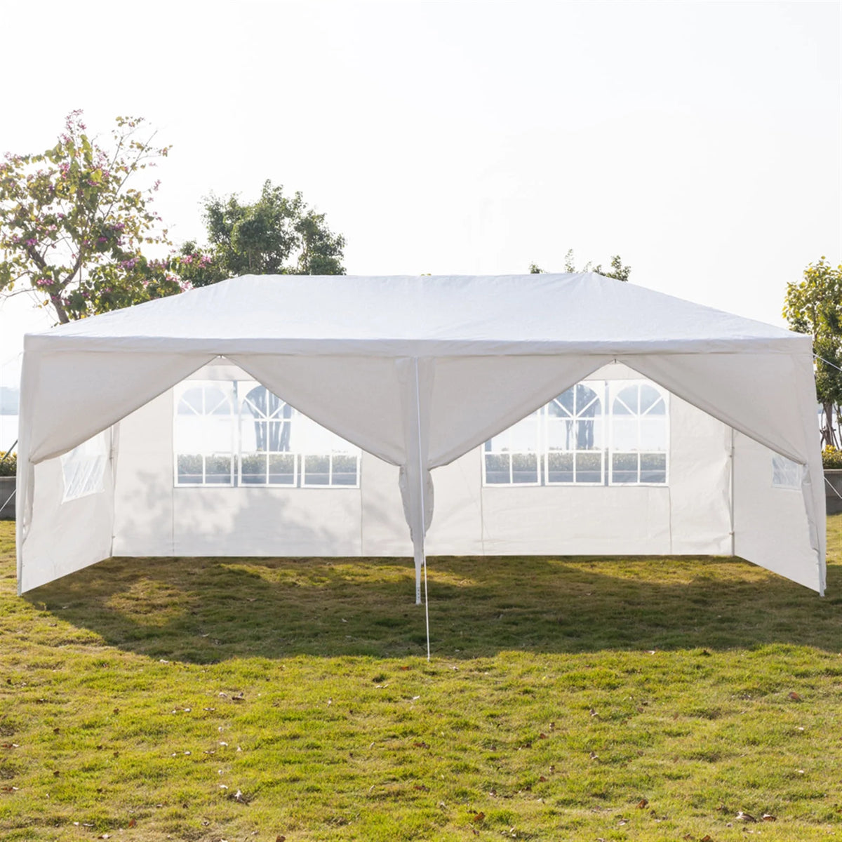 10'x20' Waterproof Outdoor Party Tent with 4 Removable Sidewall and 2 Door R66228