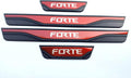 4pcs Blue Steel Door Sill Protector Trim K904934