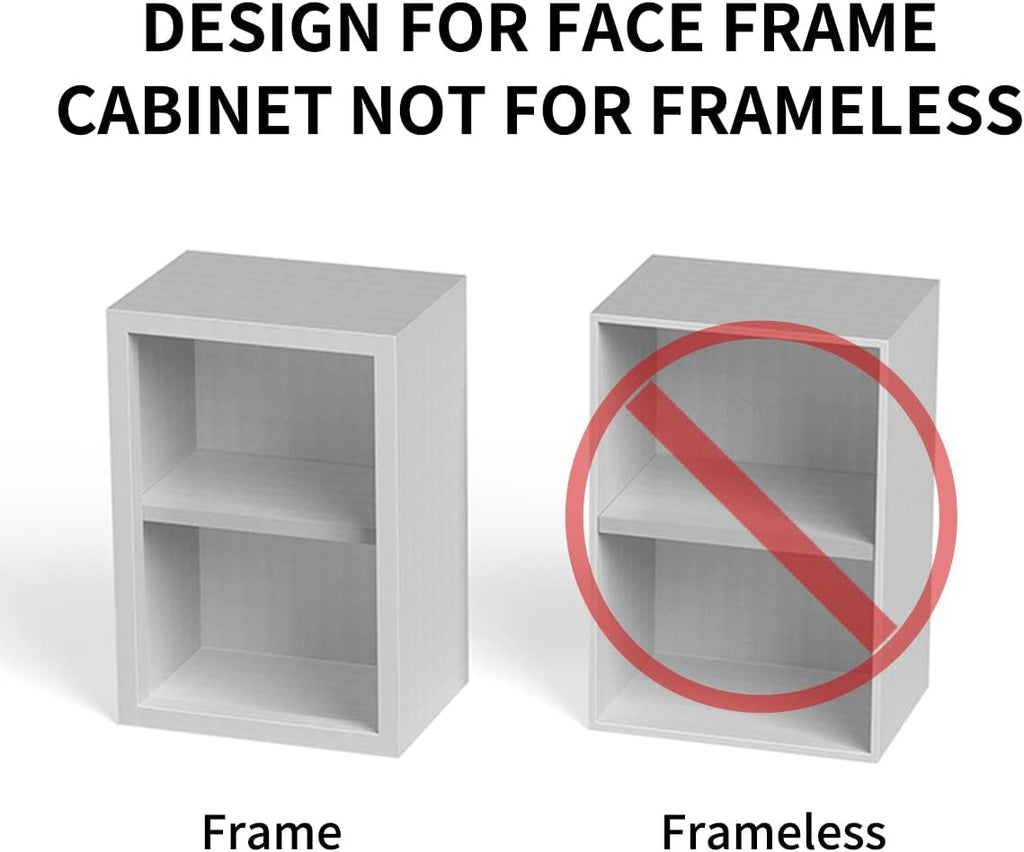 Soft Close Cabinet Hinges 40 Pack 1-1/4 inch Overlay 105 Degree 3-Way Adjustment Concealed with Screws S65912