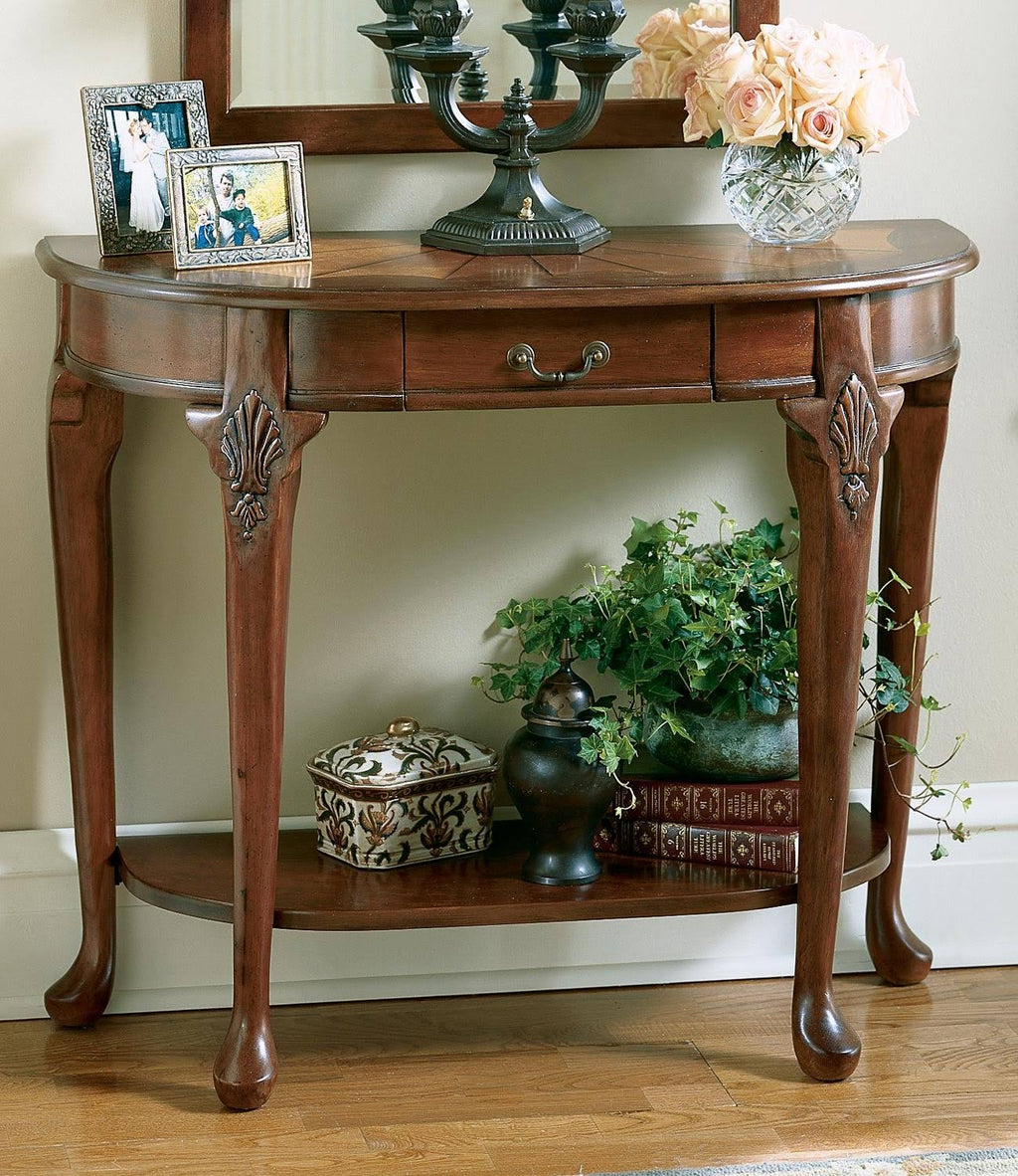Dark Brown Console Table L146