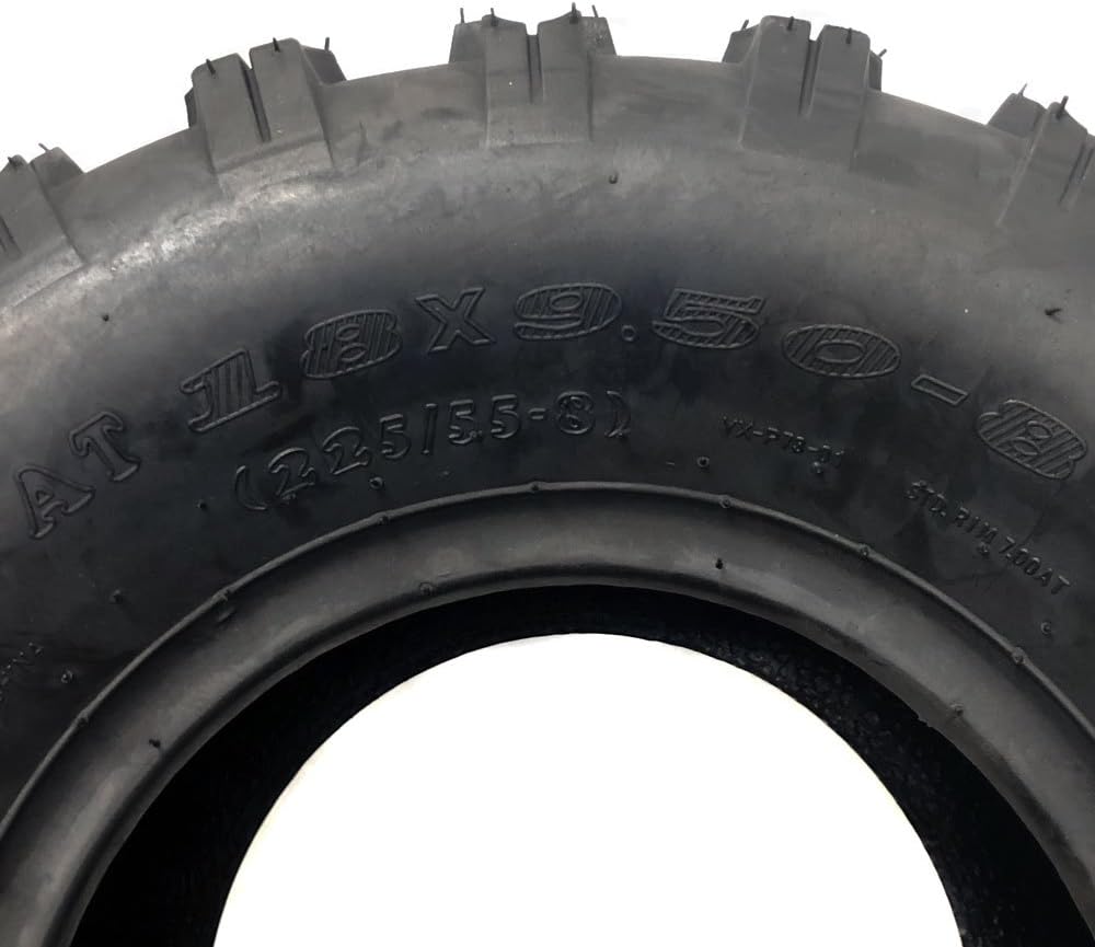Tubeless Tire 18x9.5-8 (255/55-8) Split Knobby Tread M2432
