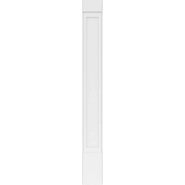 Flat Panel PVC Pilaster with Capital and Base (Pair) J5858