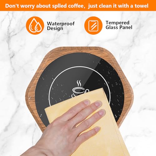 Black Electric Beverage Heating Plate Cup Warmer M50605
