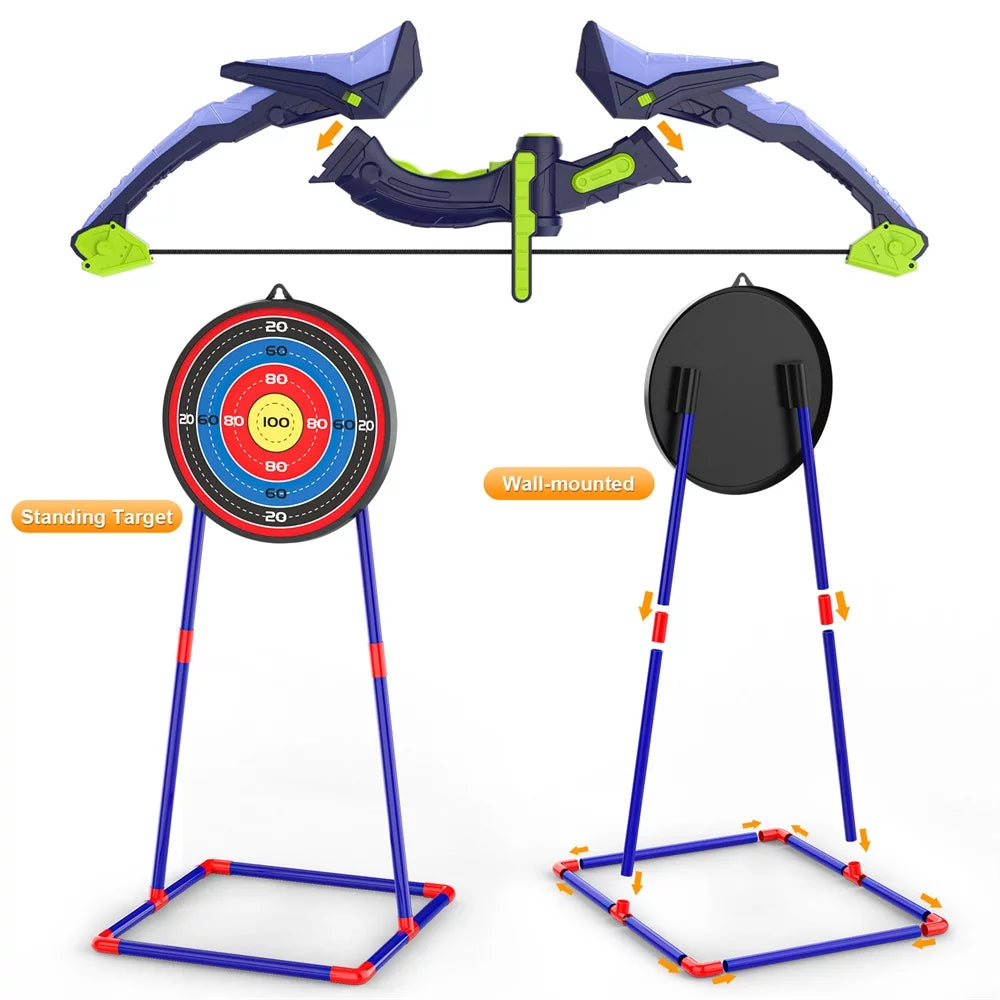 Bow and Arrow Kids Archery Set with 14 Suction Cups Arrows and Target U93487
