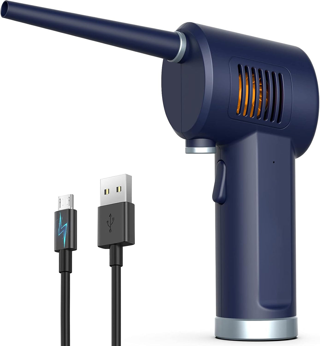 Navy Blue Electric Air Duster with Rechargeable Battery C20586