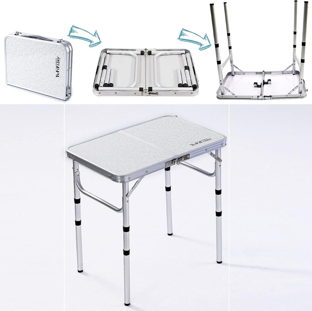 Small Folding Aluminum Camp Table O6259