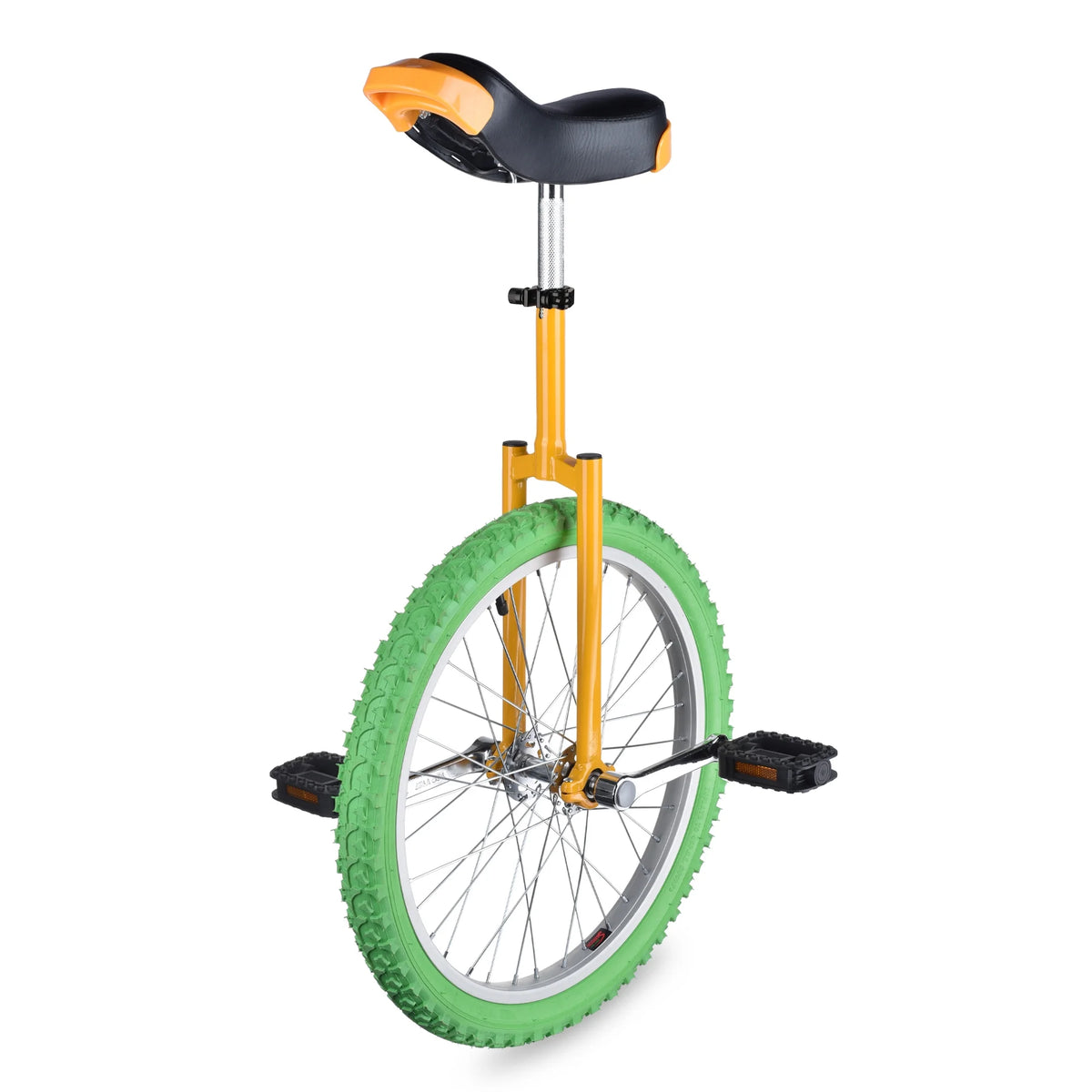 20 Inch Outdoor Unicycle Bike Yellow & Green J7932