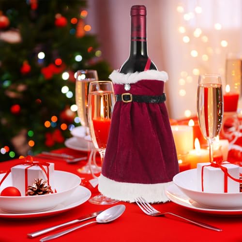 2pcs Christmas Wine Bottle Covers O2761