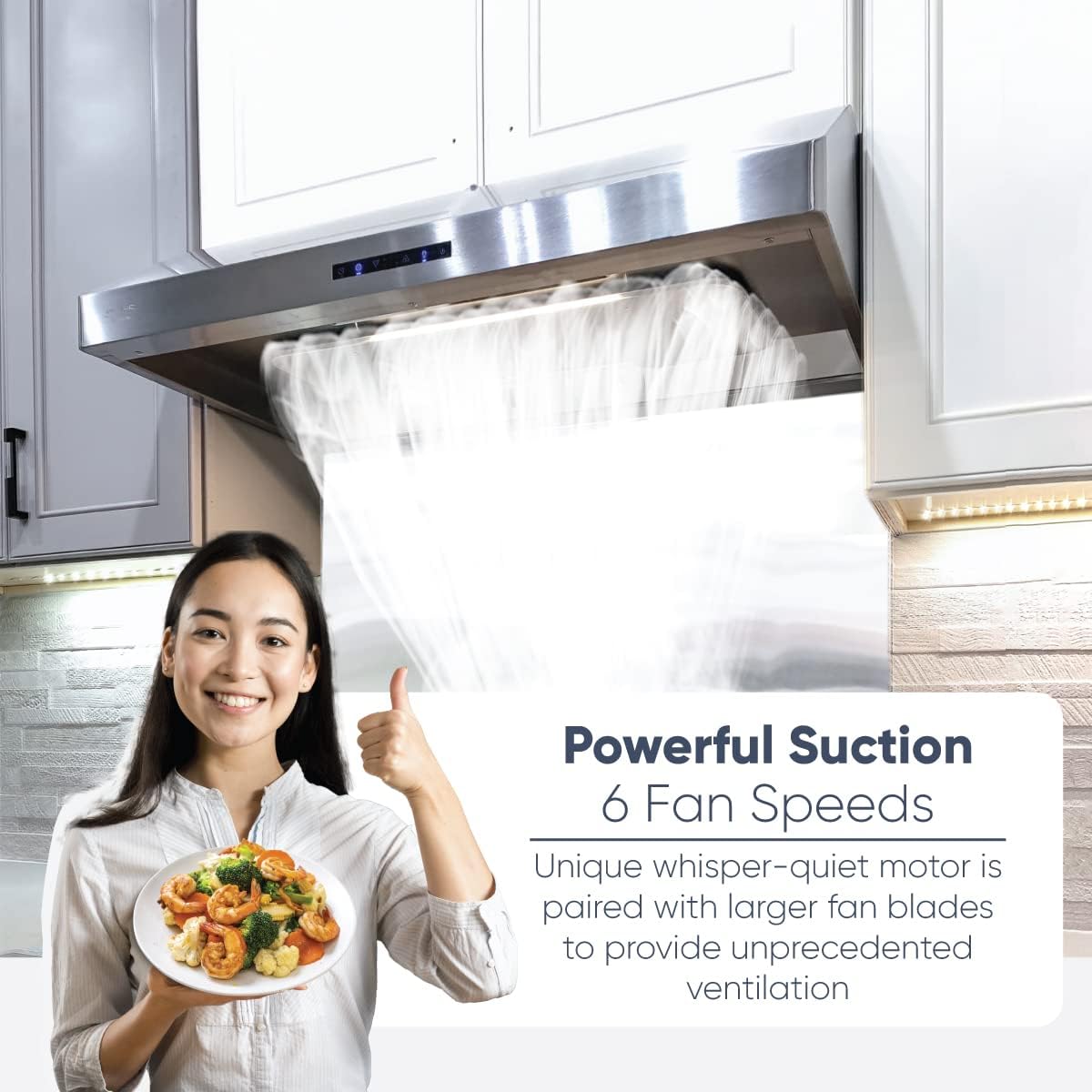 30 Under Cabinet Hood, 900+ CFM, Stainless Steel S66214