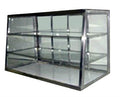 Countertop Dry Bakery Display Case 24 Tapered Glass Showcase with Shelf Q7504