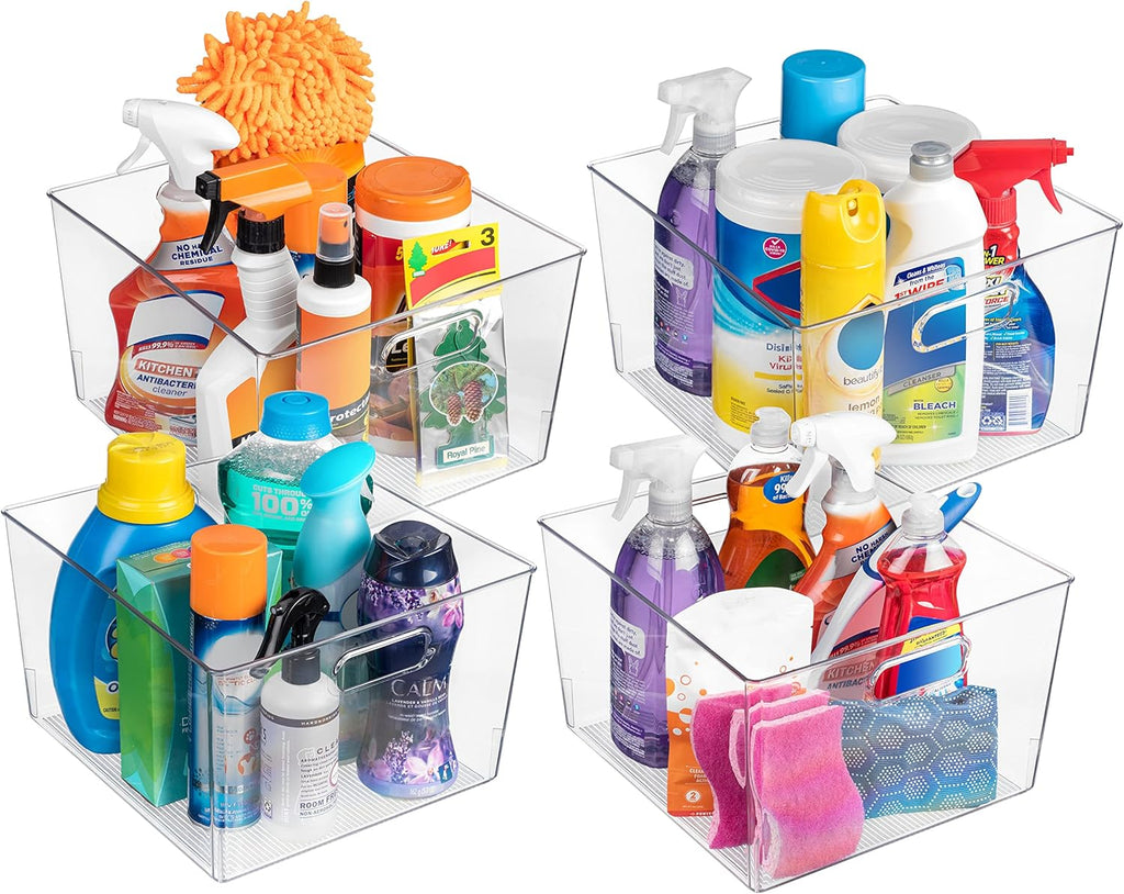 XL Plastic Storage Bins (4 Pack) K9877
