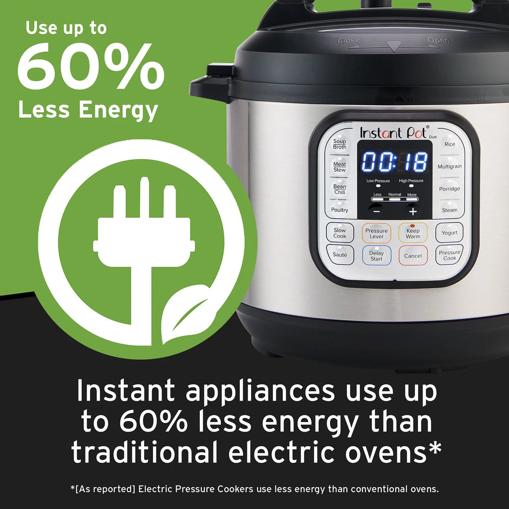 7-in-1 Electric Pressure Cooker, Stainless Steel, 8 Quart B44058
