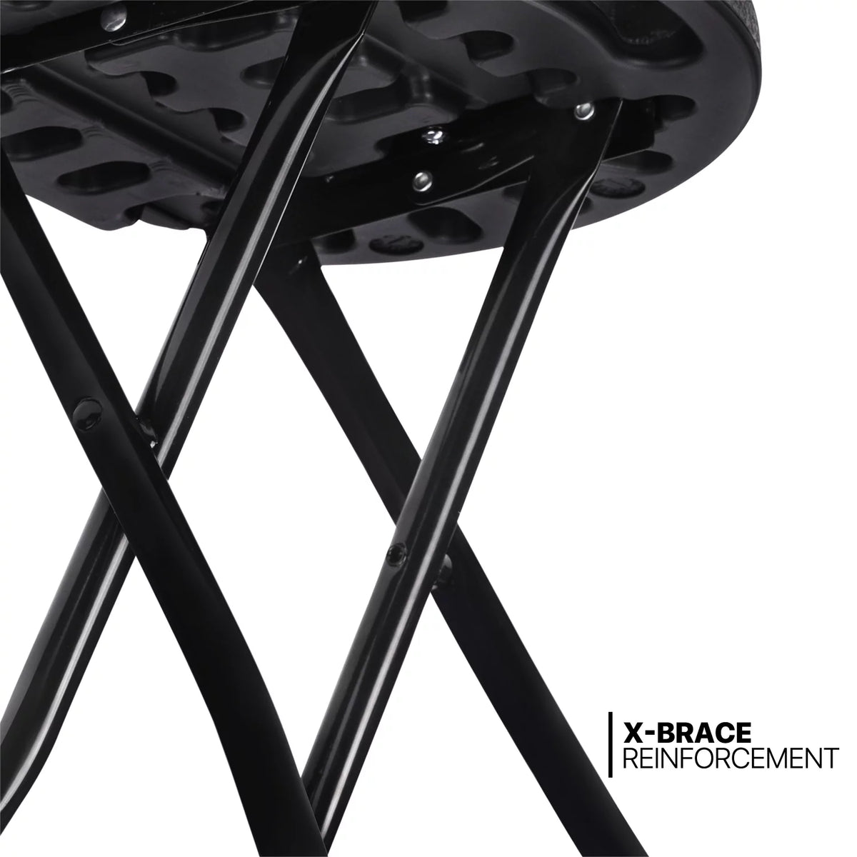 7 Pieces 6 FT Folding Table and Chair Set Black O751