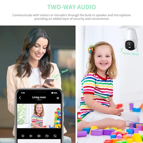 5G Light Bulb Security Camera with Auto Tracking R337467