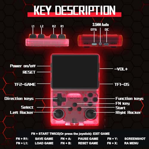 Handheld Game Console 3.5 inch IPS Screen 3800mAh 256G B101901