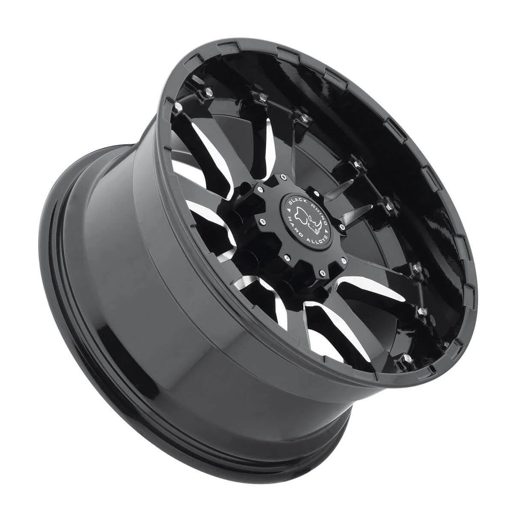 Black/Milled Wheel Rim 18x9 6x5.5x22 -12mm L30453