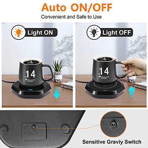 Black Electric Beverage Heating Plate Cup Warmer M50605