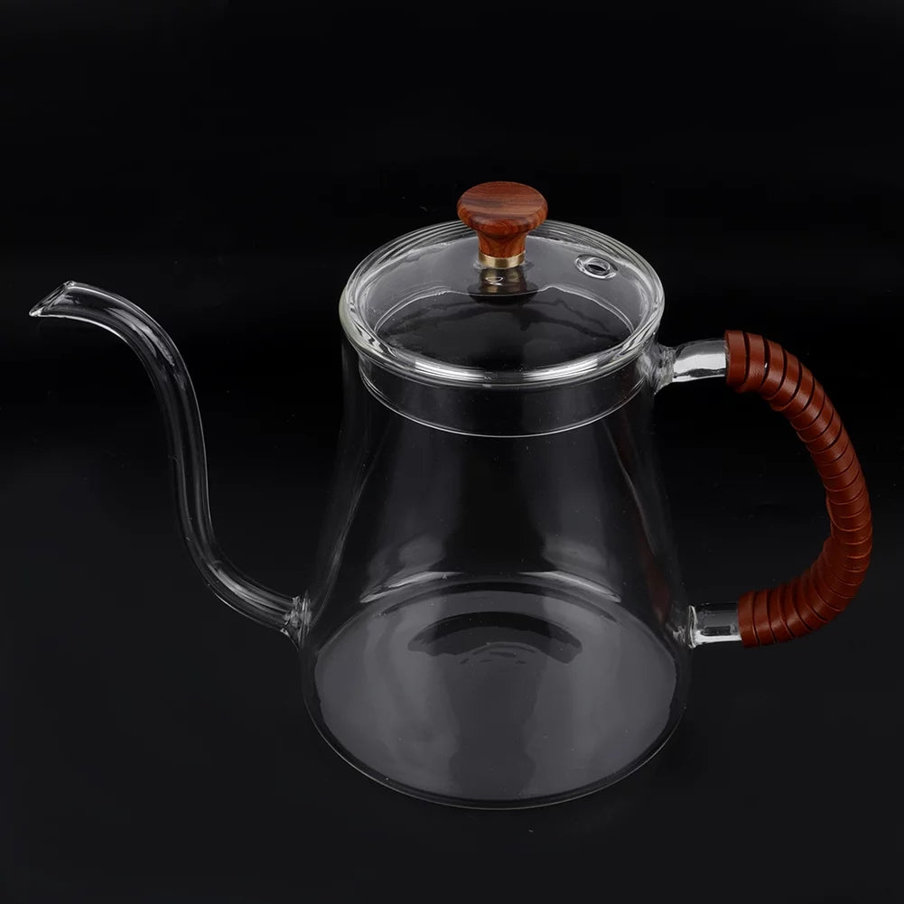 Thickened Glass Gooseneck Coffee Kettle 600ML E615802