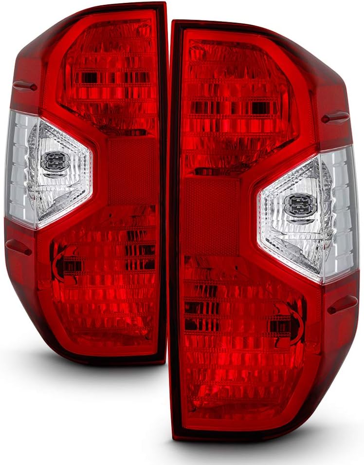 Red Clear Tail Lights for Toyota Tundra J475677