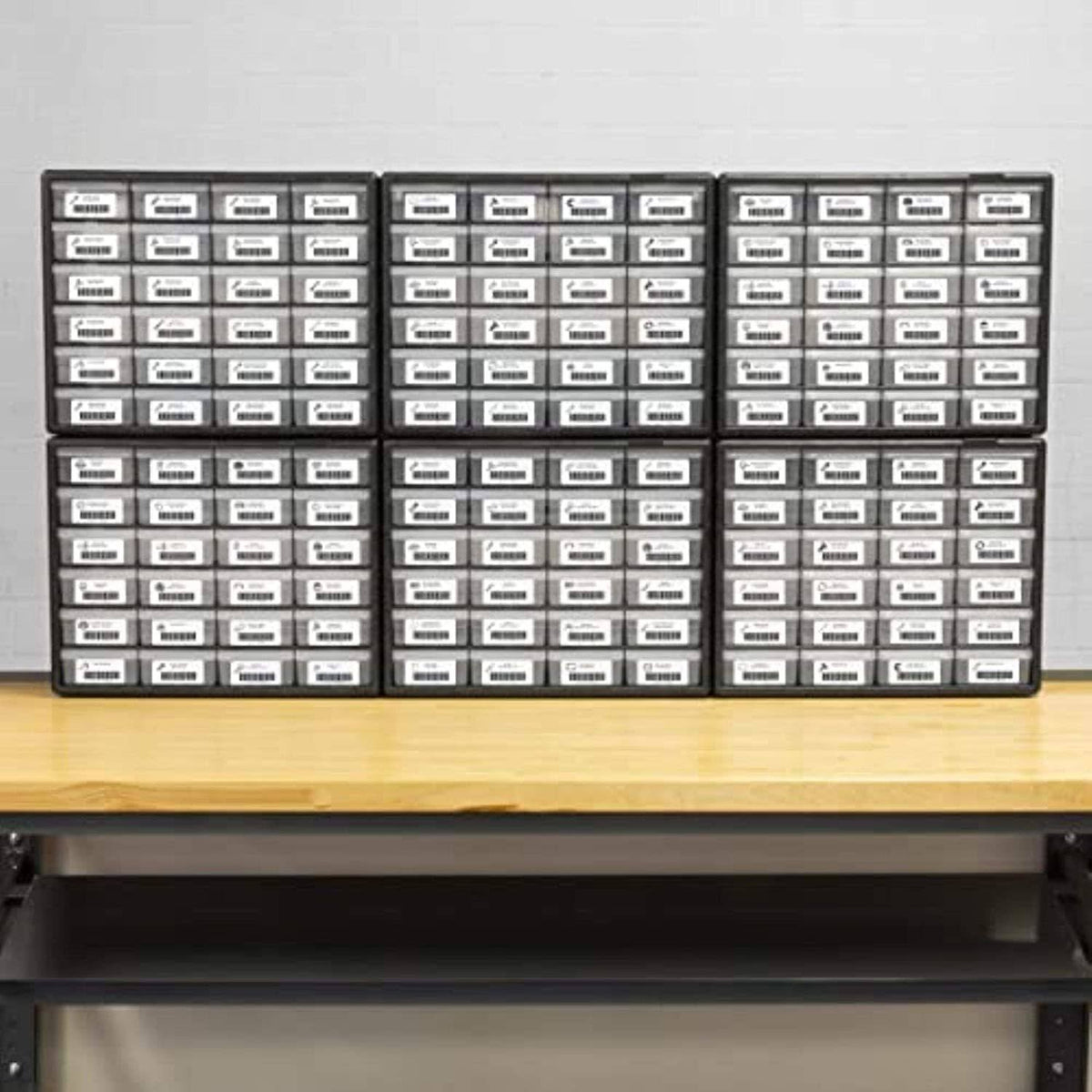 24 Drawer Plastic Parts Storage Cabinet T857