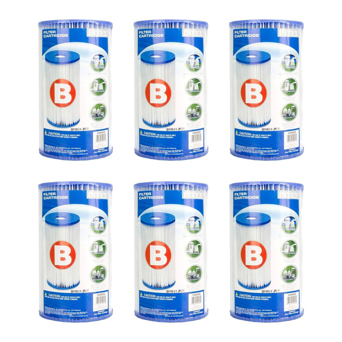 Type B Pool Filter Cartridge 6-Pack K663003