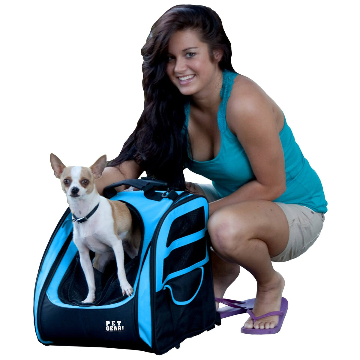 Ocean Blue Pet Carrier L1936