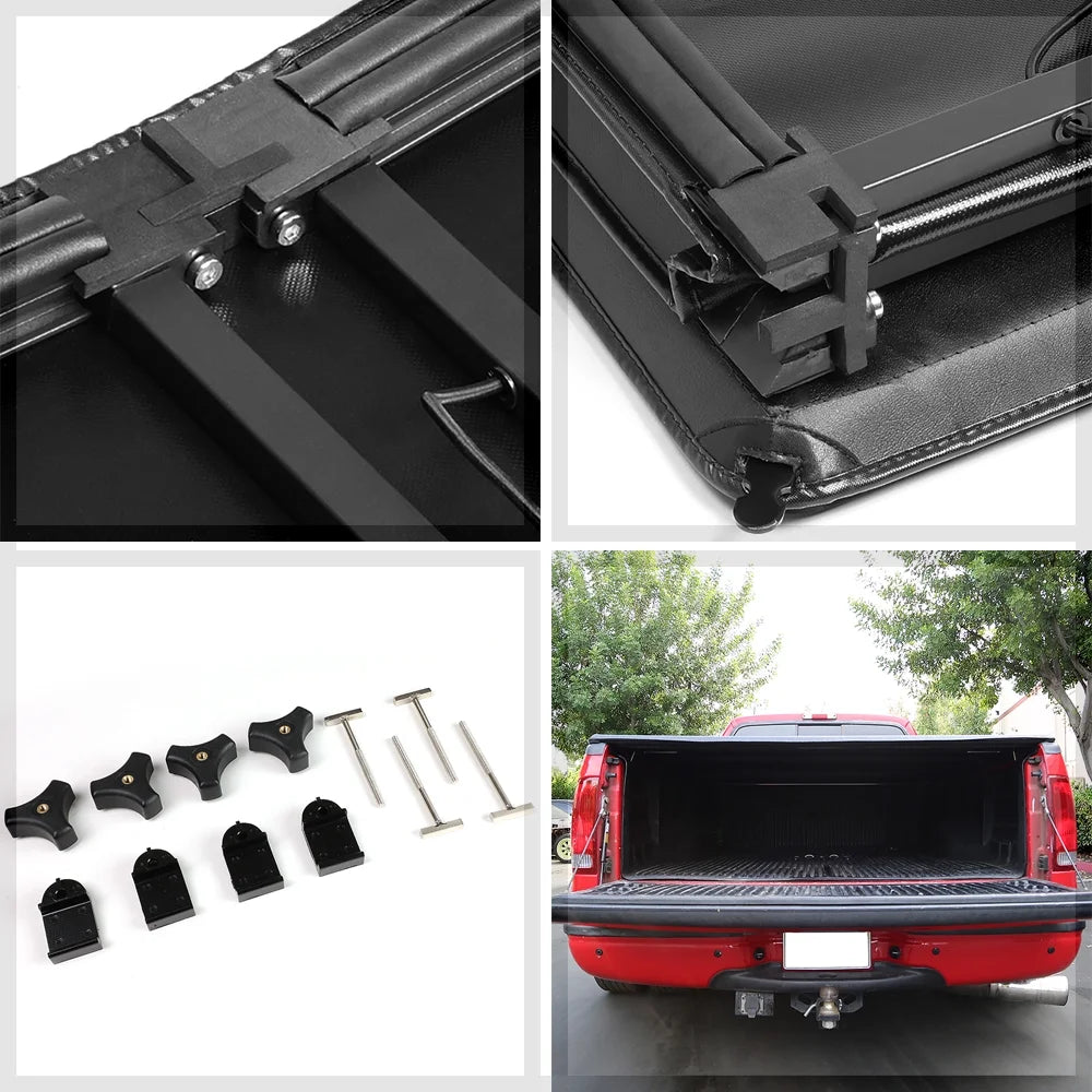Tri-Fold Soft Tonneau Cover for Toyota Tacoma U5233