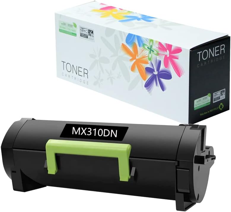 Replacement Toner Cartridge for Lexmark MX310 MX410 MX510 MX511 MX610 MX611 (BK 10,000 Pages) D9437