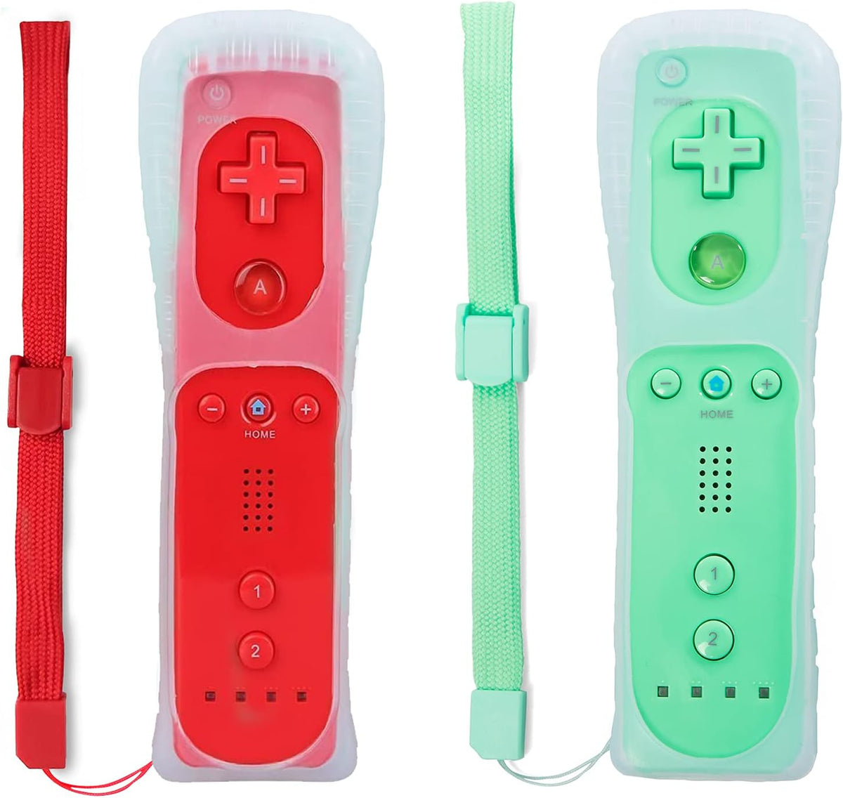 2 Pack Wireless Controller with Silicone Case and Wrist Strap I693