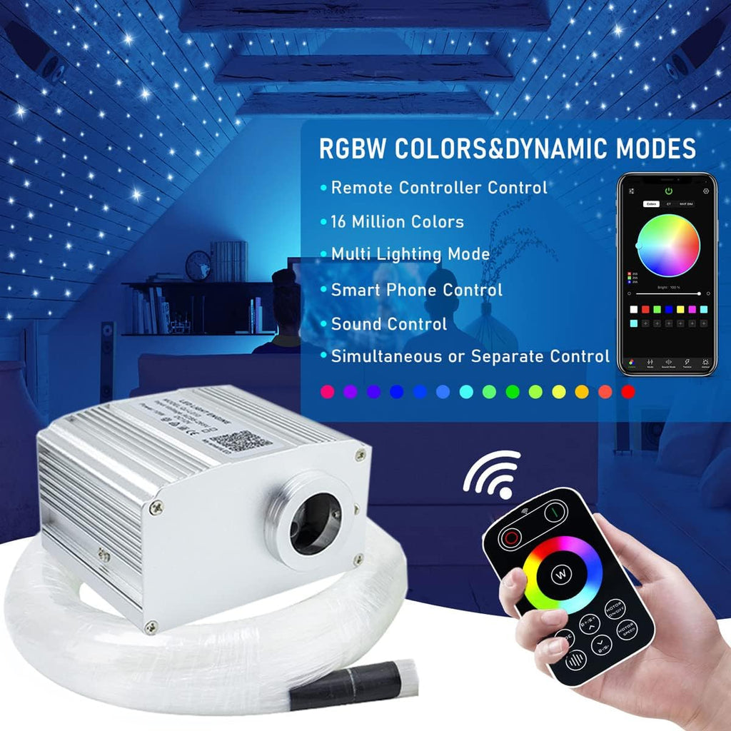 10w RGBW Fiber Optic Star Ceiling Lights Kit N4545