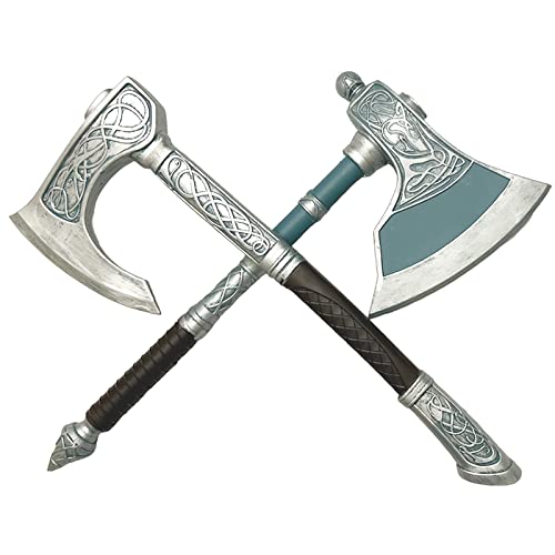 23.5 Inch Foam Viking Axe Set V9140