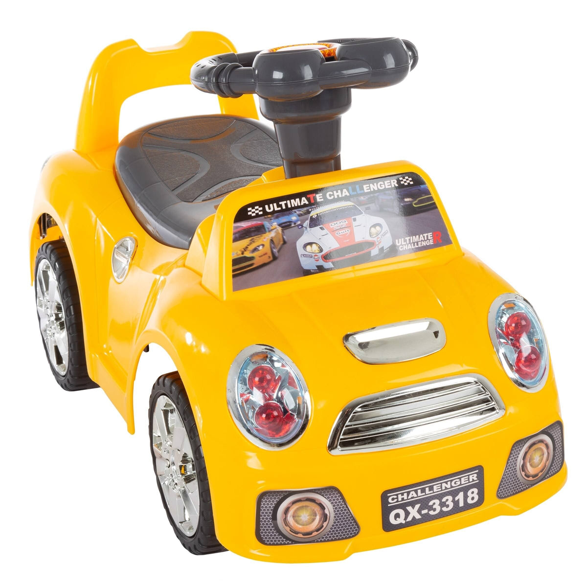 Yellow Ride-On Walking Car Toy M3008
