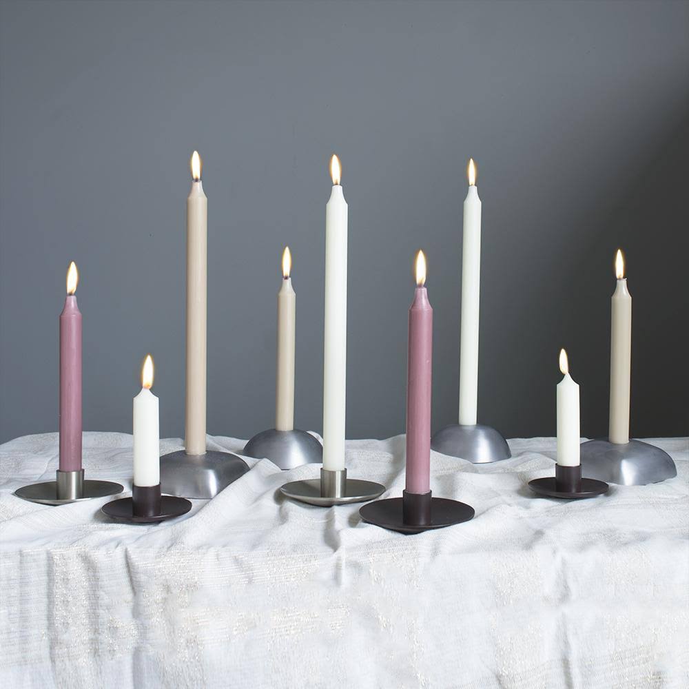 12pc Crimson 7 inch Taper Candles T118821