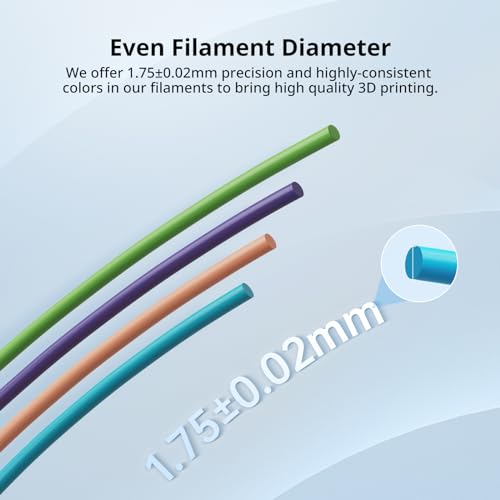 PLA 3D Printer Filament 1.75mm +/- 0.02mm 1KG Spool Pearl Black N168537