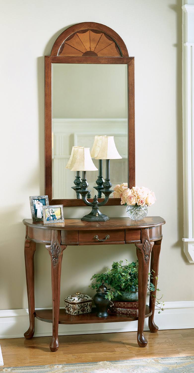 Dark Brown Console Table L146