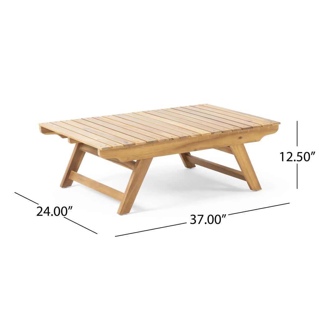 4 Seater Outdoor Chat Set with Side Table & Coffee Table Z894