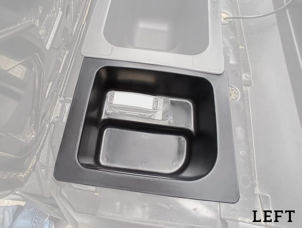Left & Right Under Seat Storage Box for Polaris Ranger 500 570 Mid Size 50" Wide 2015-2021, Pack of 2 Q9622