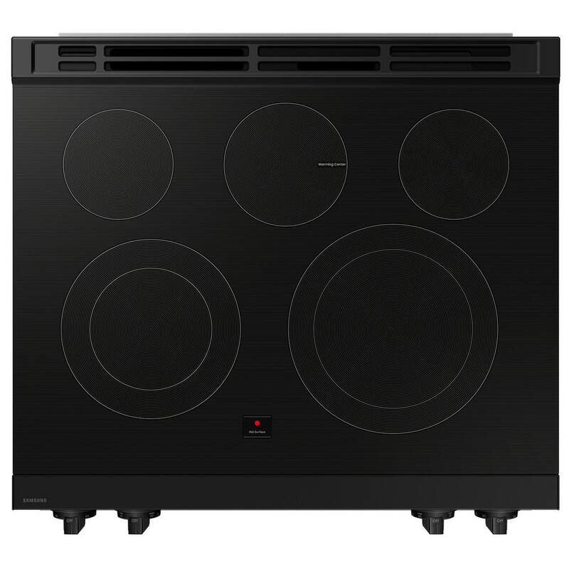 30 in. 6.3 cu. ft. 5 Element Slide-In Electric Range with Air Fry in White Glass O728963