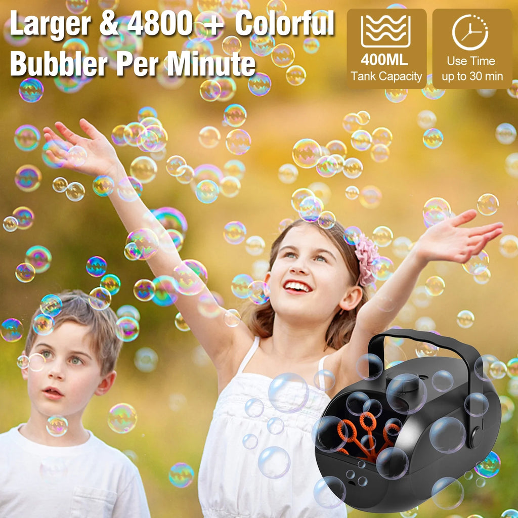 Portable Rechargeable Bubble Machine U972652